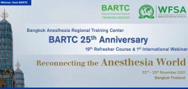 RECONNECTING THE ANESTHESIA WORLD