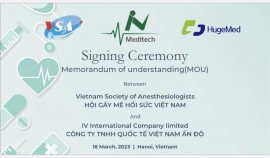 Lễ ký kết hợp tác giữa hội GMHS Việt Nam và công ty Việt Nam - Ấn độ